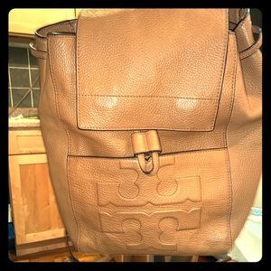 Tory Burch camel Backpack